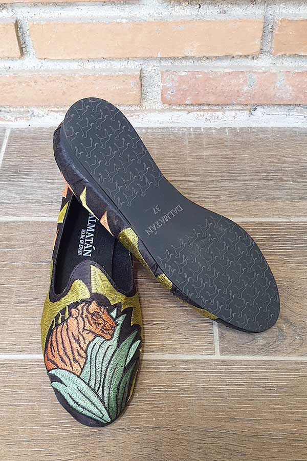 slipper-bordada-zapato-plano-mujer-comodo-tigre-zapatos dalmatán