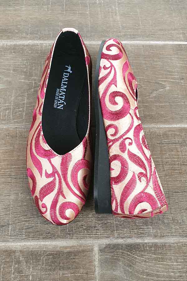 zapato-bordado-mujer-dalmatan-bailarinas-comodas-zapatos dalmatán