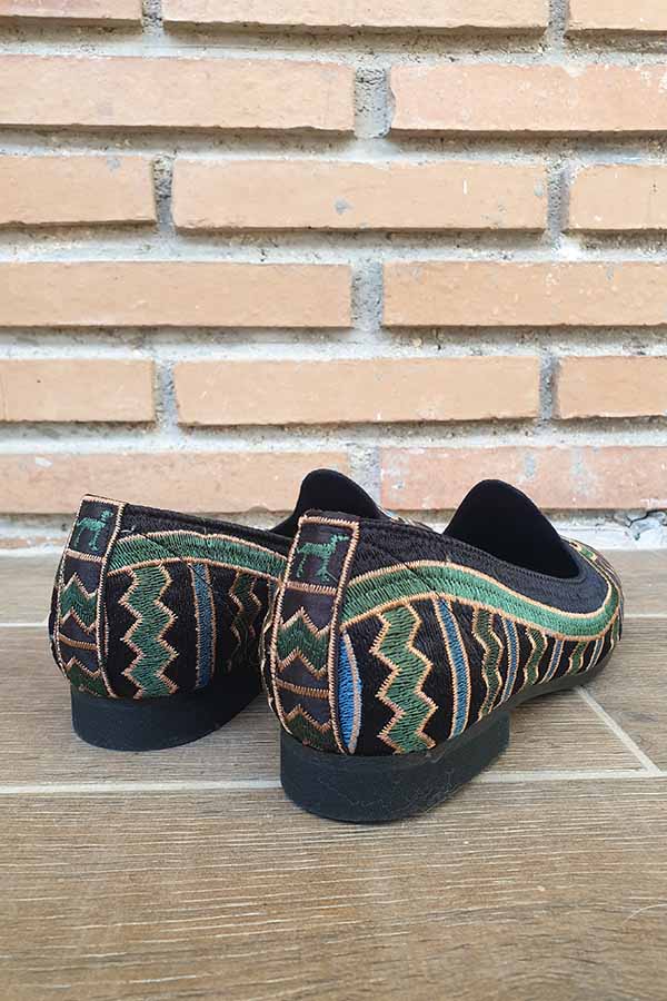 zapatos-manoletinas-bailarinas-zapatoplano-mujer-azul-comodo-zapatos dalmatán