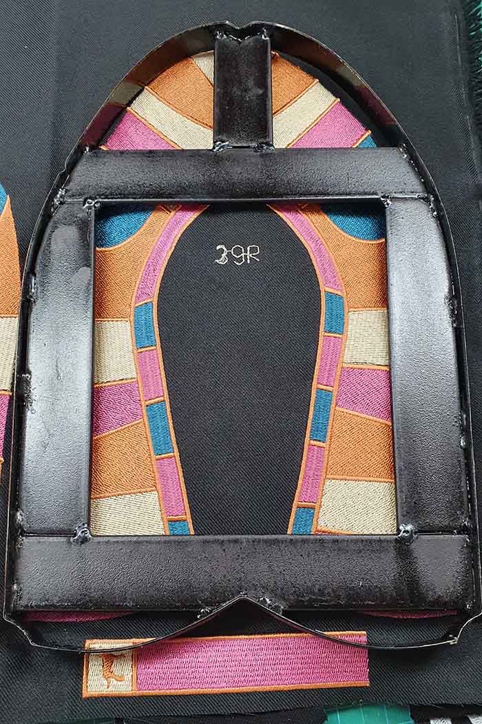 Petra rosa | Bailarina bordada Dalmatán