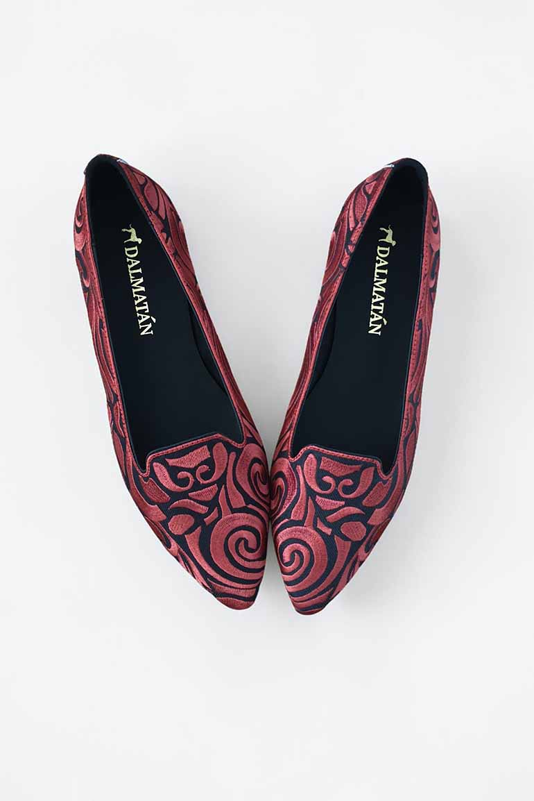 zapatos_dalmatan_mujer_milan_bailarinas_slipper_comodo_rosa_rojo_burdeos